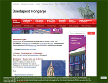 Tablet Screenshot of boedapest-hongarije.nl
